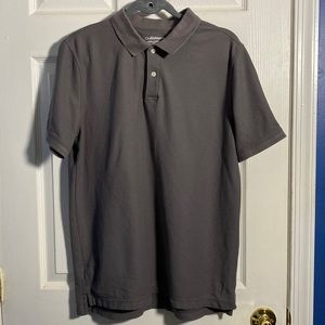 Croft & Barrow Signature Polo Slim Fit, Gray, Large